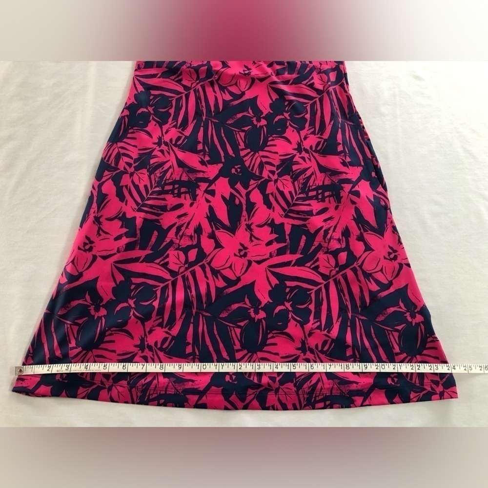 Columbia Womens PFG Freezer Tank Dress. Pink Palmtropics. Size XS. Side Pockets. - Picture 9 of 10